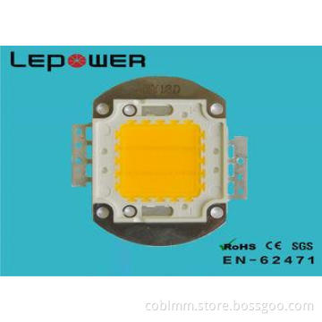 High Efficiency Warm White COB LED Modules 80W 9000Lm For D